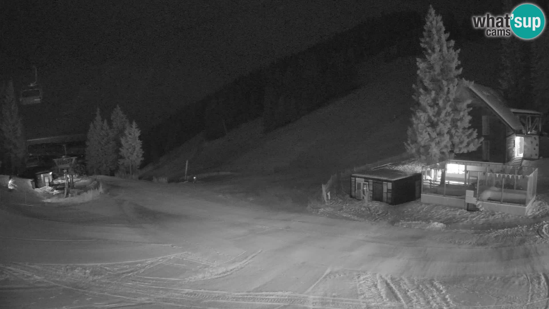 Cámara web en vivo de la estación de esquí GOLTE – vista a Medvedjak – Eslovenia