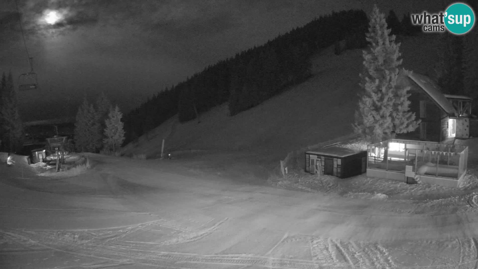 GOLTE Ski resort live webcam – view to Medvedjak – Slovenia