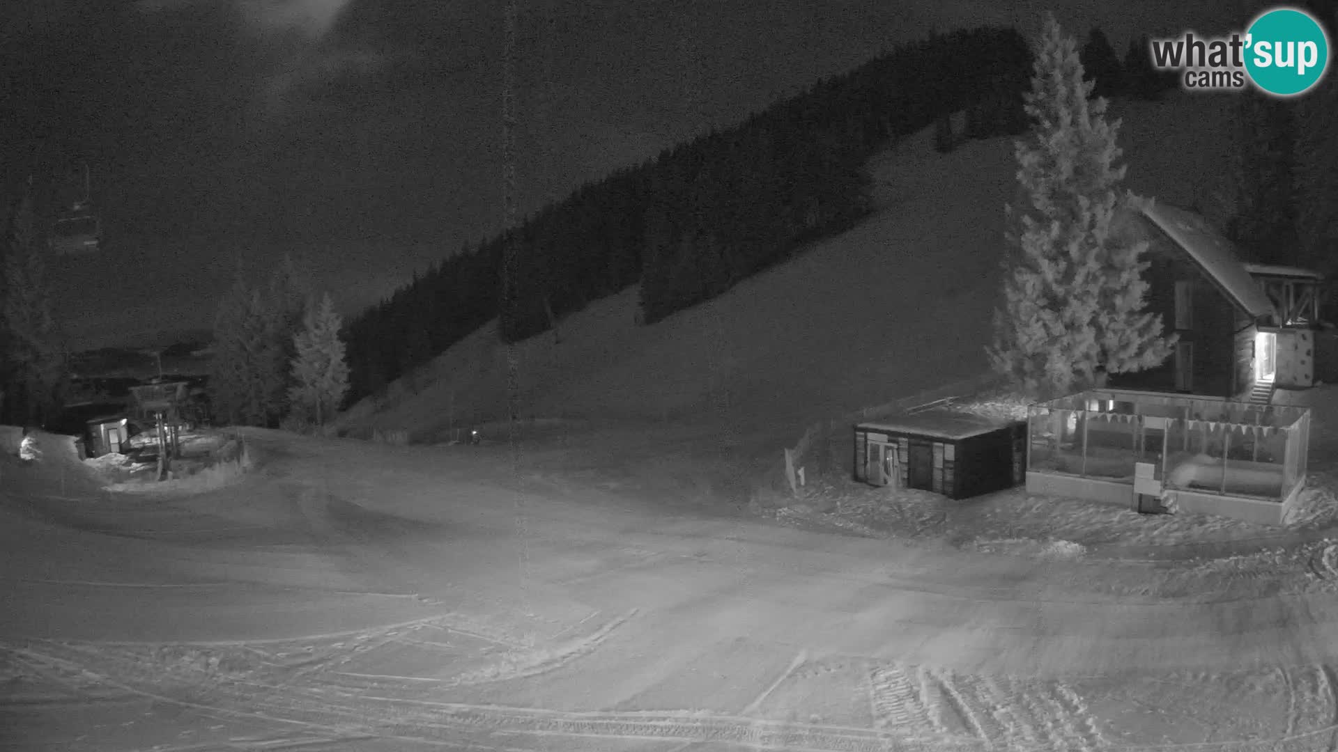 Cámara web en vivo de la estación de esquí GOLTE – vista a Medvedjak – Eslovenia