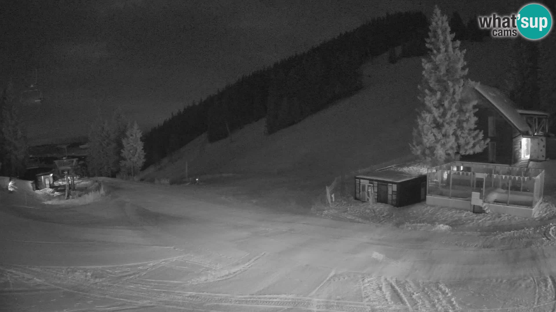 GOLTE Ski resort live webcam – view to Medvedjak – Slovenia