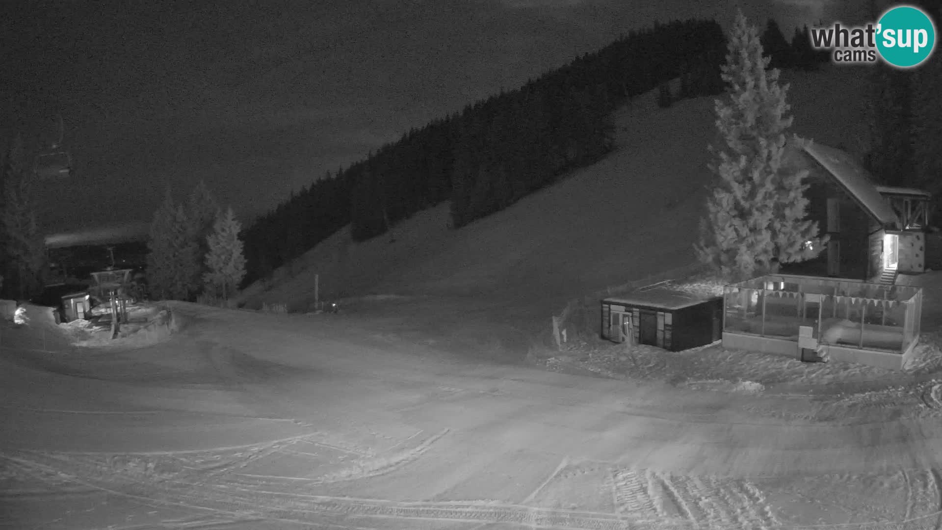 GOLTE skijalište web kamera – pogled na Medvedjak – Slovenija