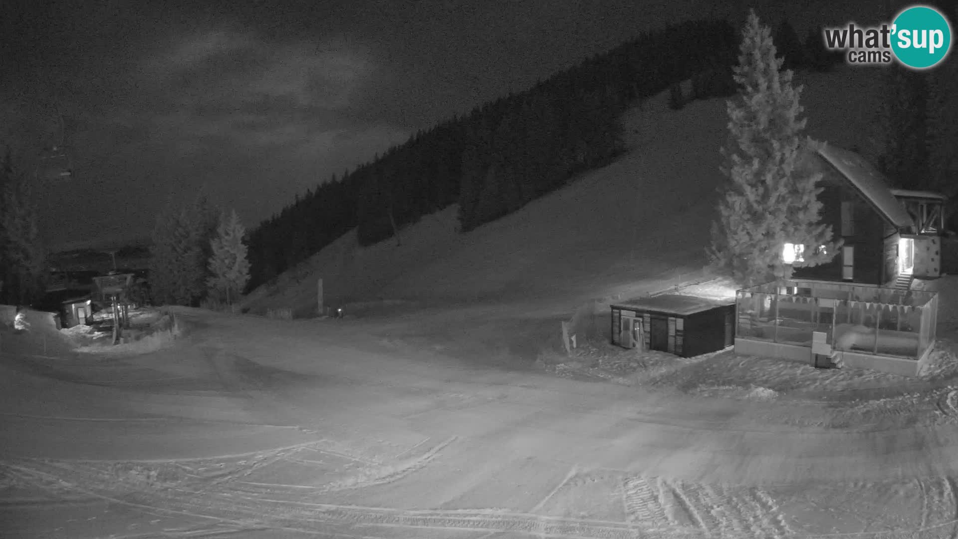 Cámara web en vivo de la estación de esquí GOLTE – vista a Medvedjak – Eslovenia