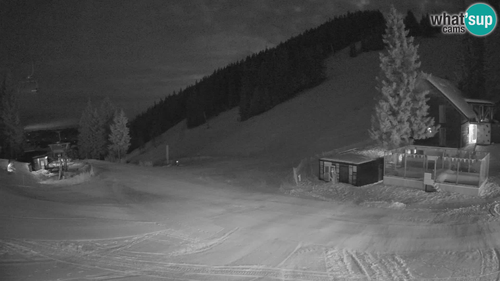 GOLTE Ski resort live webcam – view to Medvedjak – Slovenia