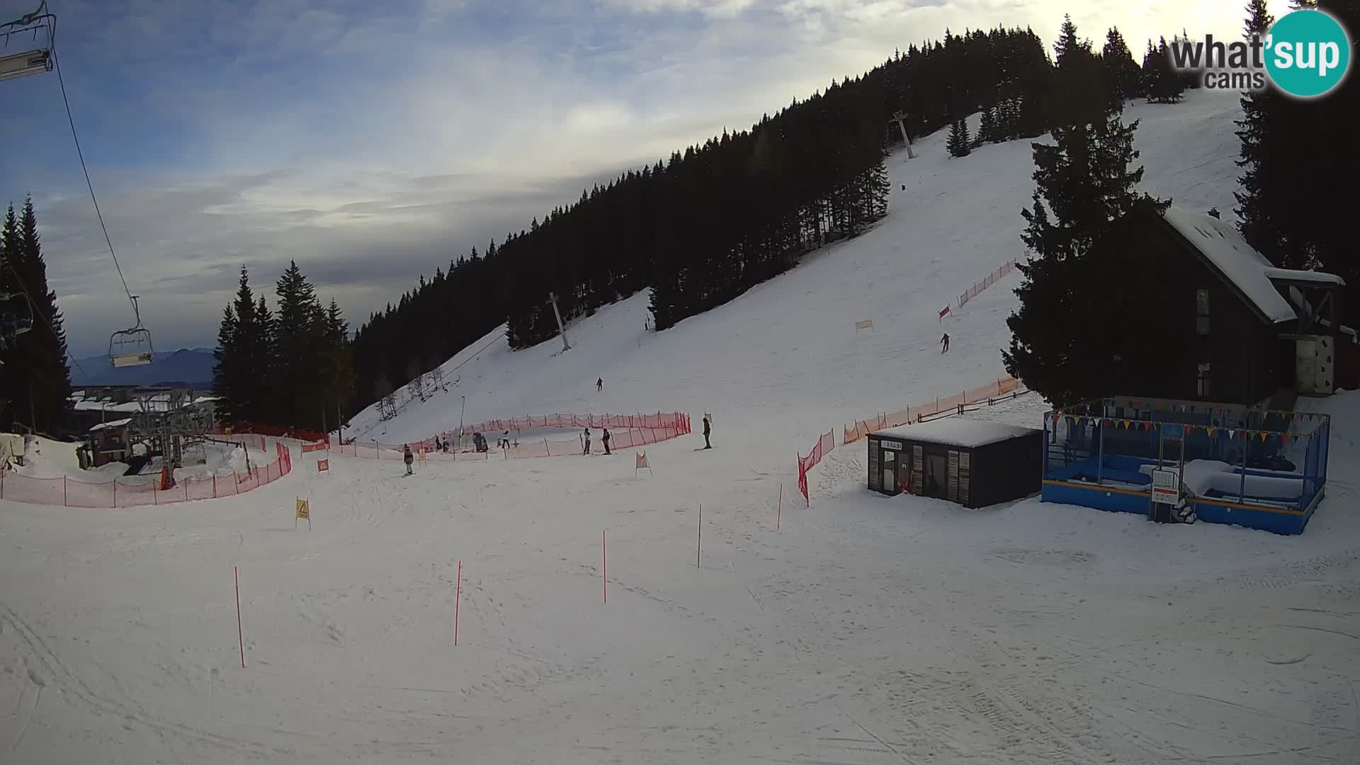 GOLTE Ski resort live webcam – view to Medvedjak – Slovenia