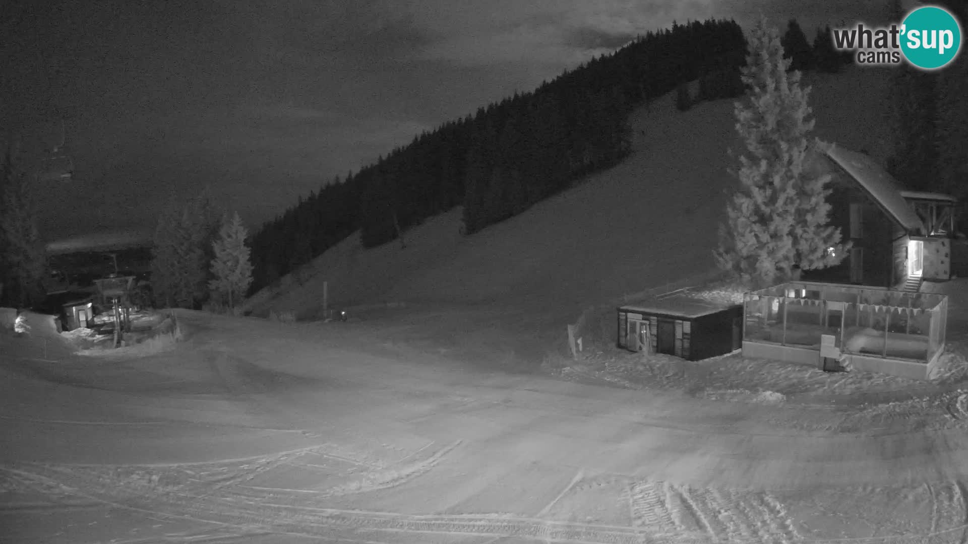 GOLTE skijalište web kamera – pogled na Medvedjak – Slovenija