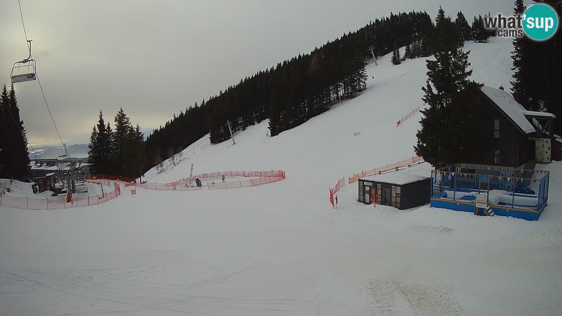 Webcam en direct de la station de ski de GOLTE – vue sur Medvedjak – Slovénie