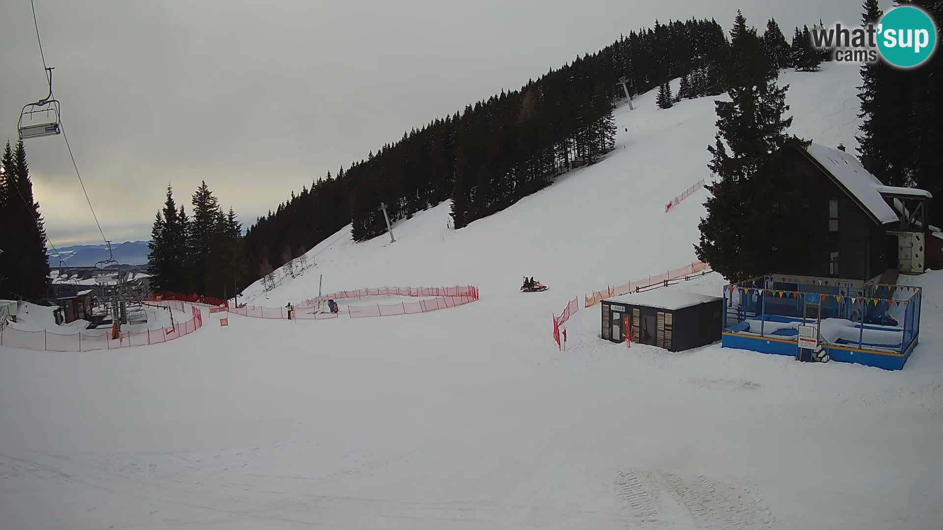 Webcam en direct de la station de ski de GOLTE – vue sur Medvedjak – Slovénie