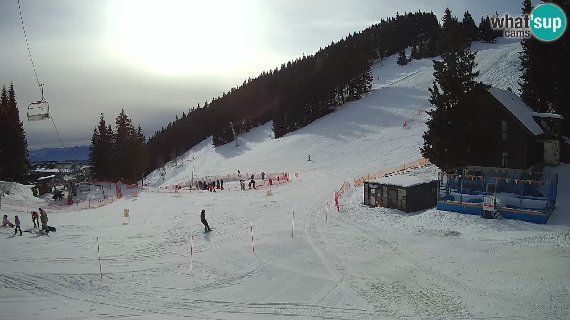 GOLTE skijalište web kamera – pogled na Medvedjak – Slovenija