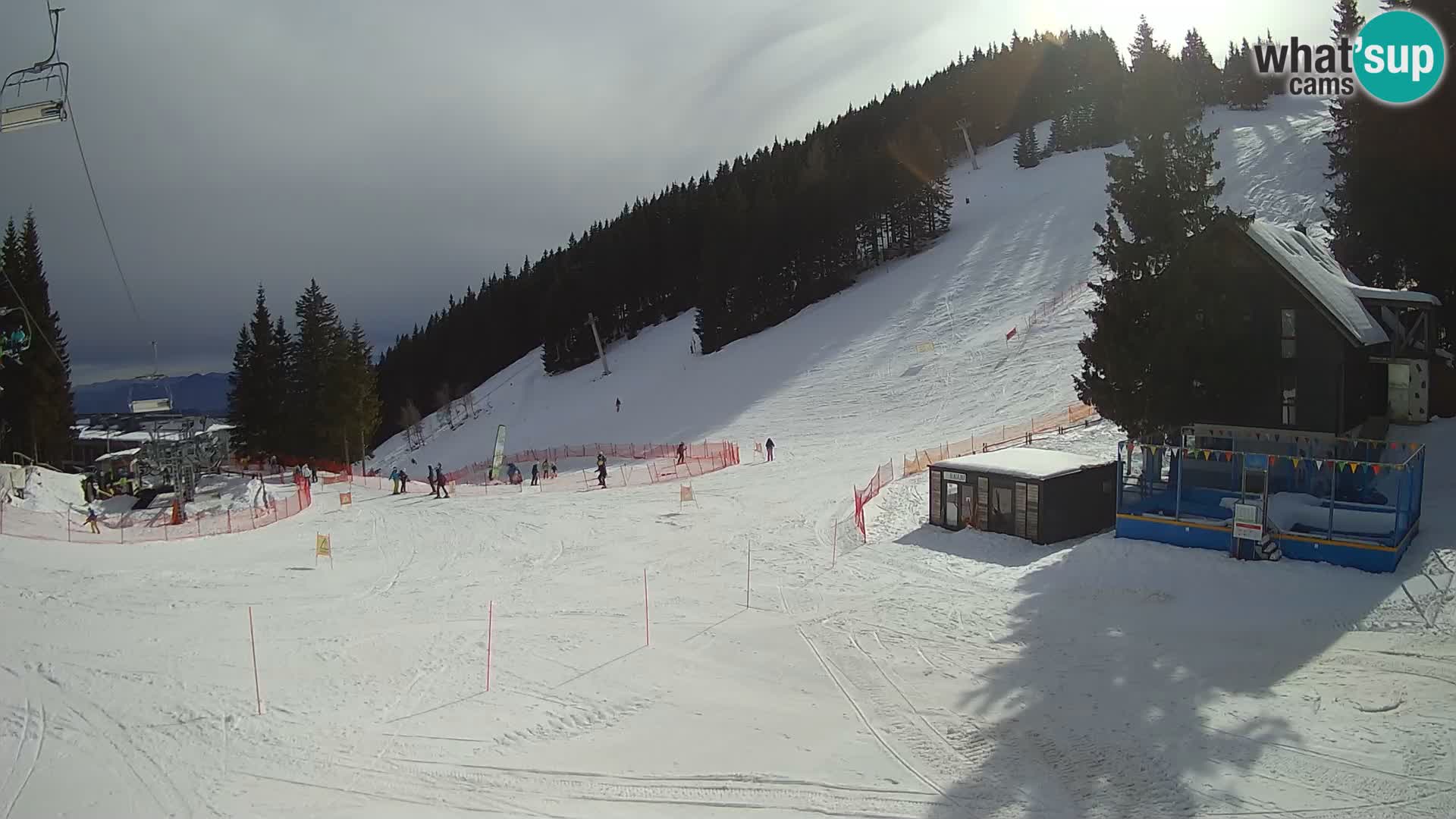 GOLTE skijalište web kamera – pogled na Medvedjak – Slovenija