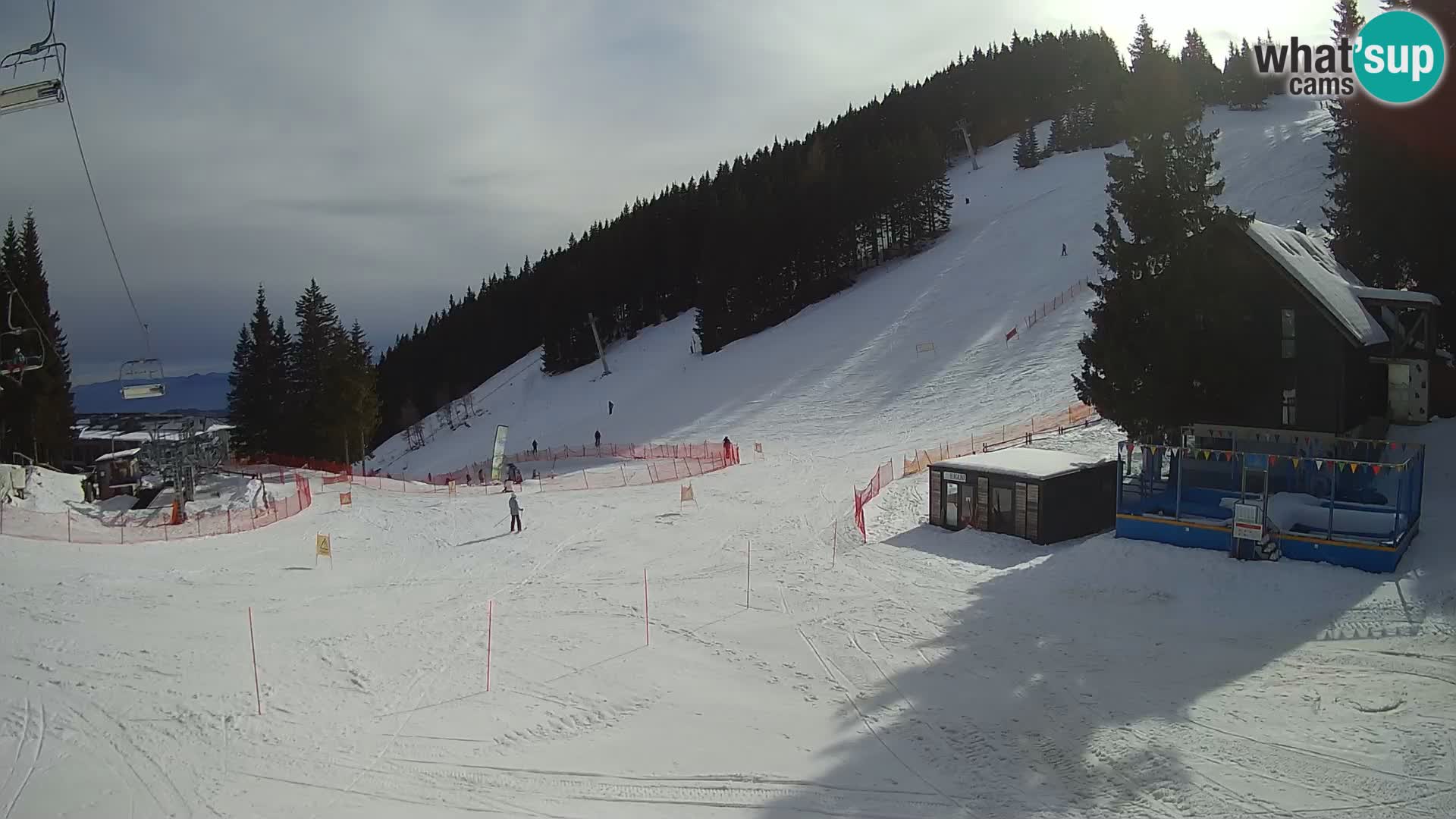 GOLTE skijalište web kamera – pogled na Medvedjak – Slovenija