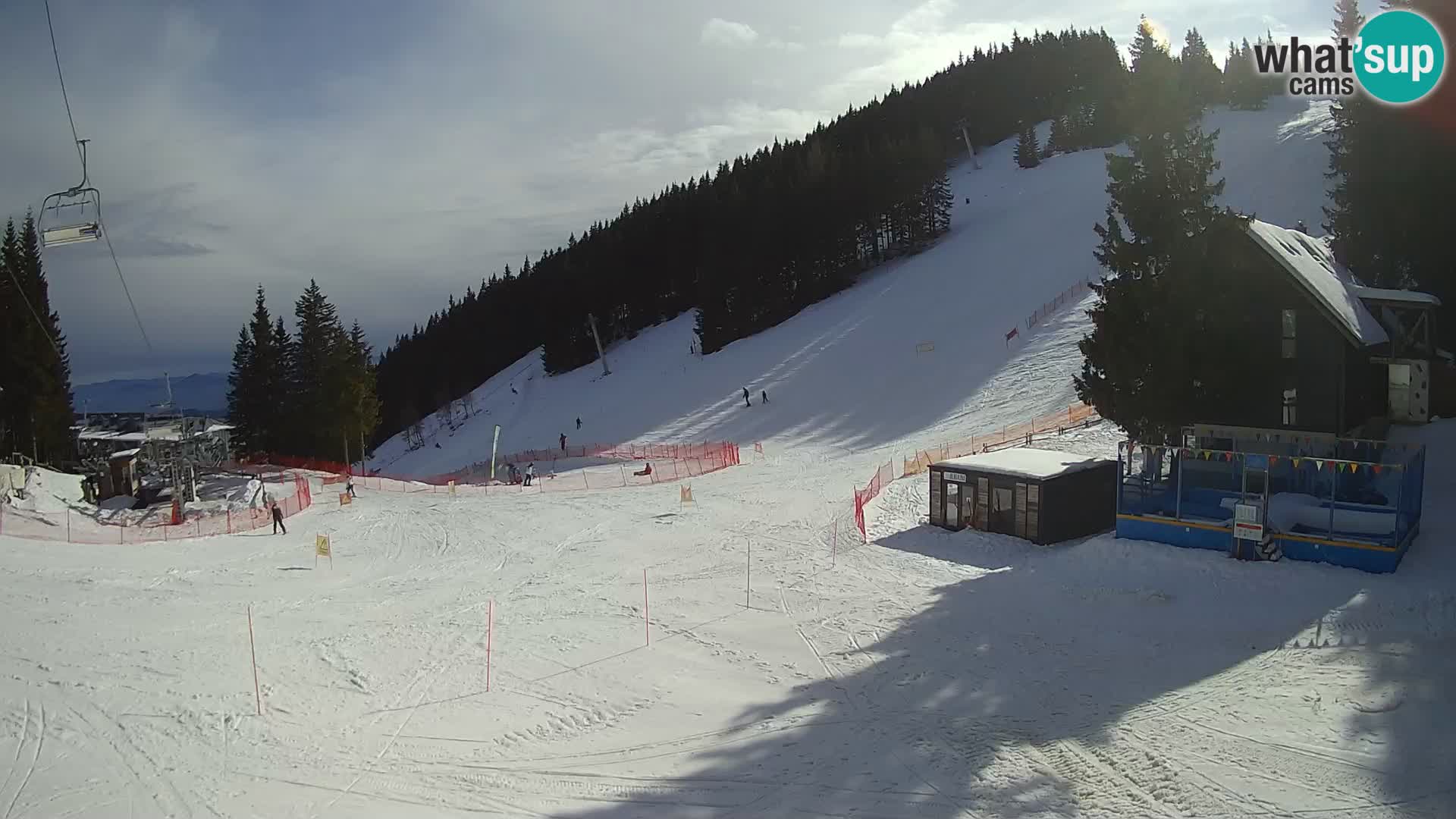 Webcam en direct de la station de ski de GOLTE – vue sur Medvedjak – Slovénie