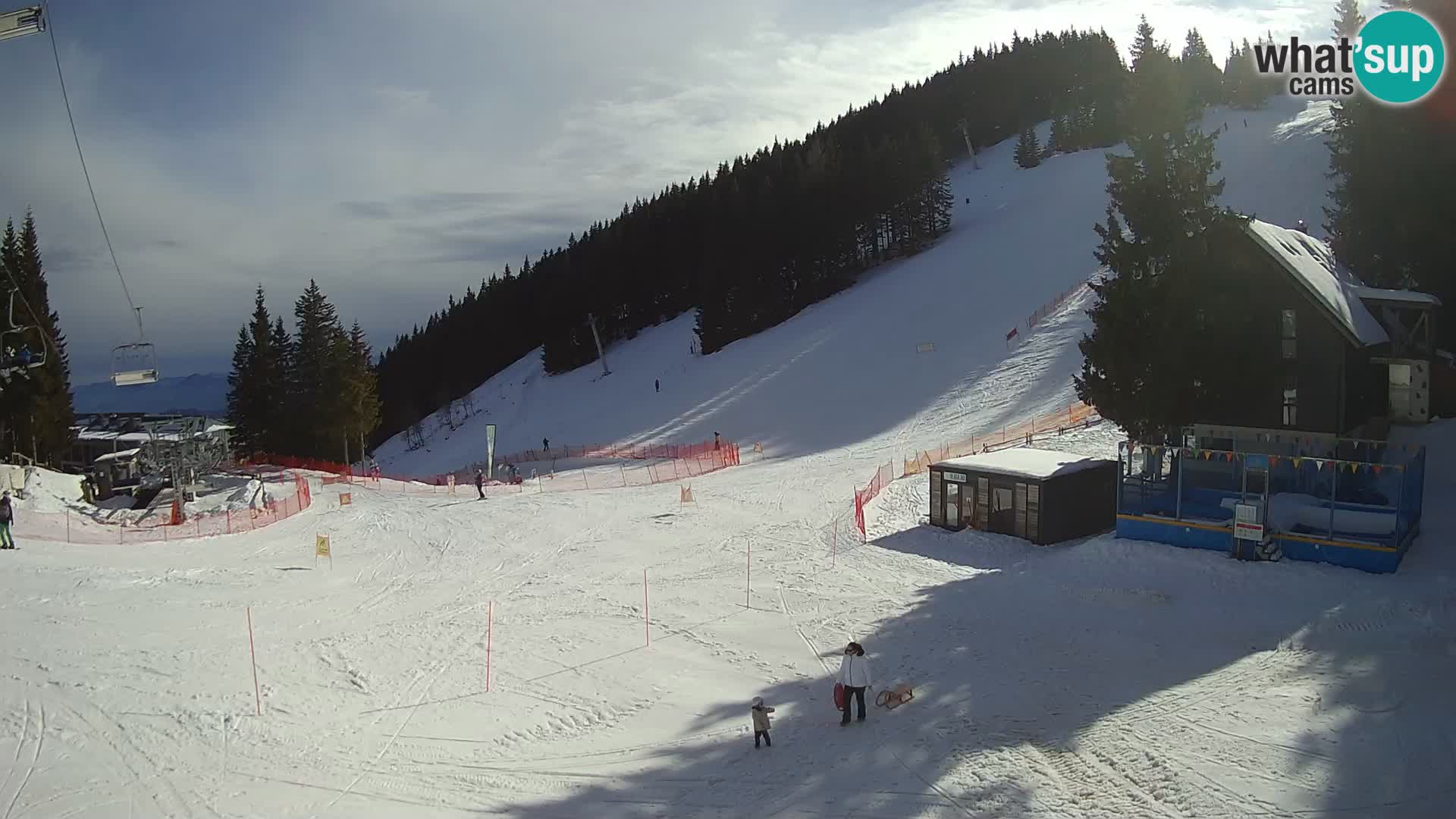 GOLTE Ski resort live webcam – view to Medvedjak – Slovenia