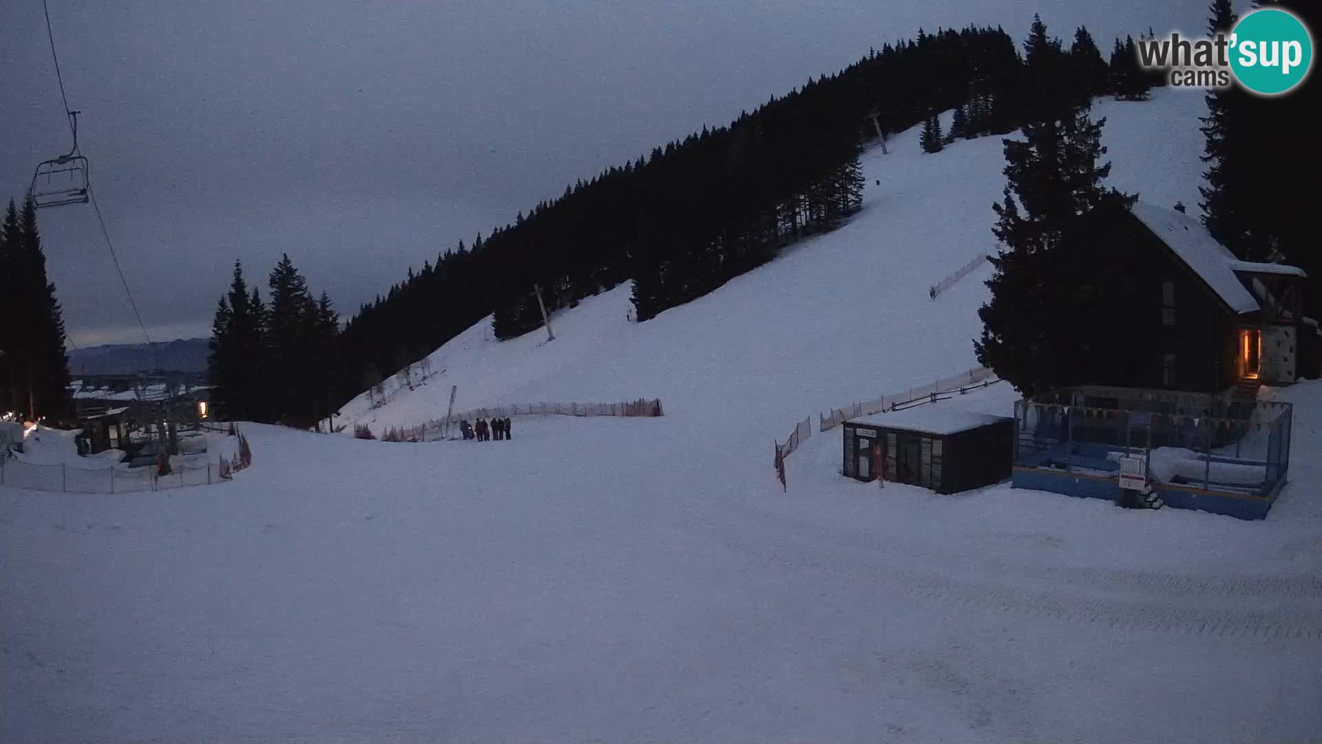 GOLTE skijalište web kamera – pogled na Medvedjak – Slovenija