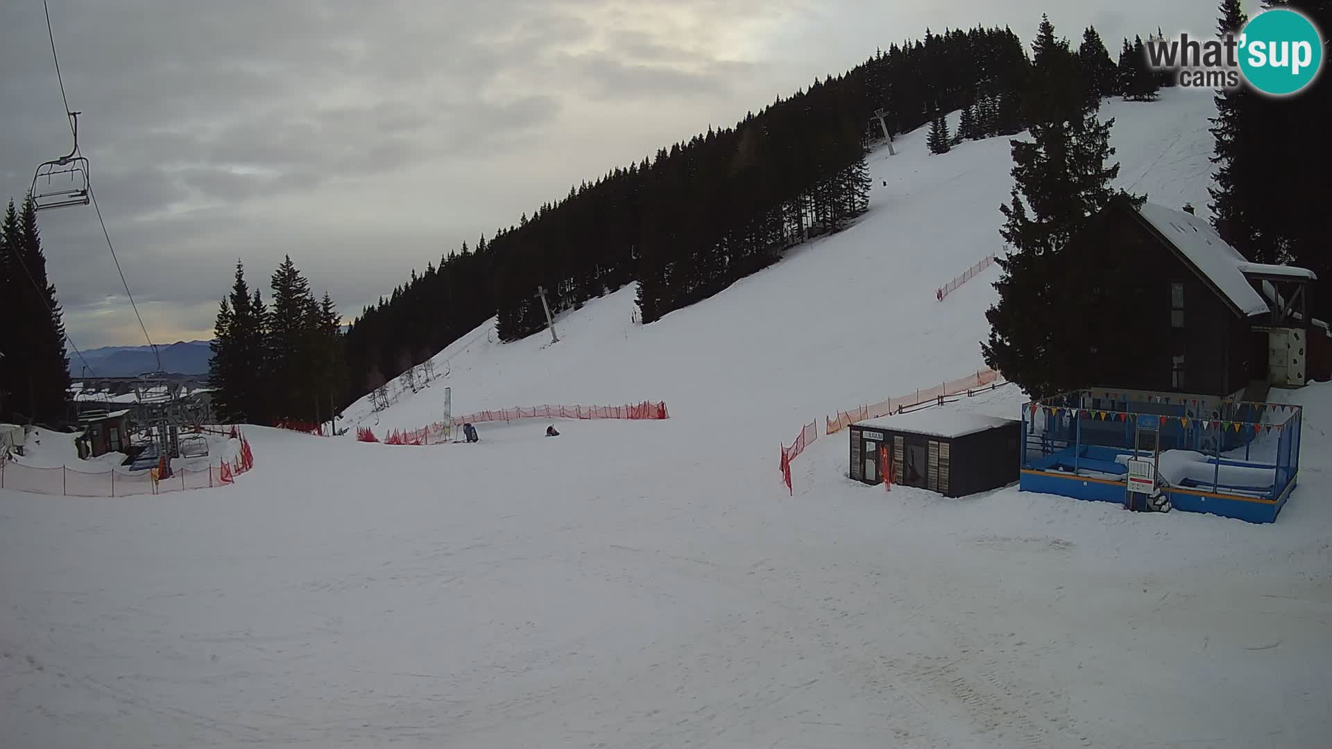 GOLTE Ski resort live webcam – view to Medvedjak – Slovenia