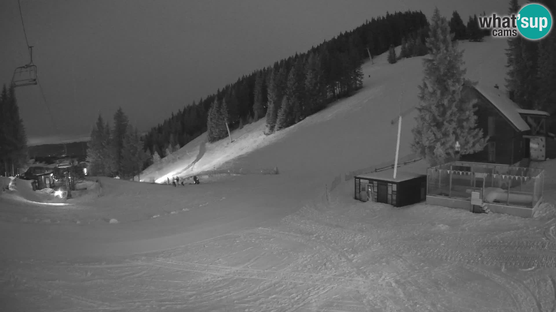 GOLTE skijalište web kamera – pogled na Medvedjak – Slovenija