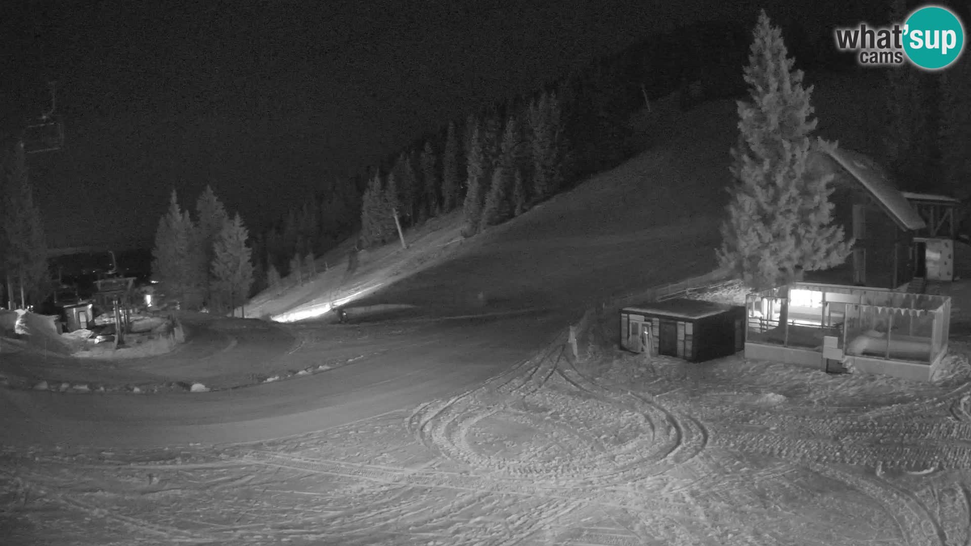 Webcam en direct de la station de ski de GOLTE – vue sur Medvedjak – Slovénie