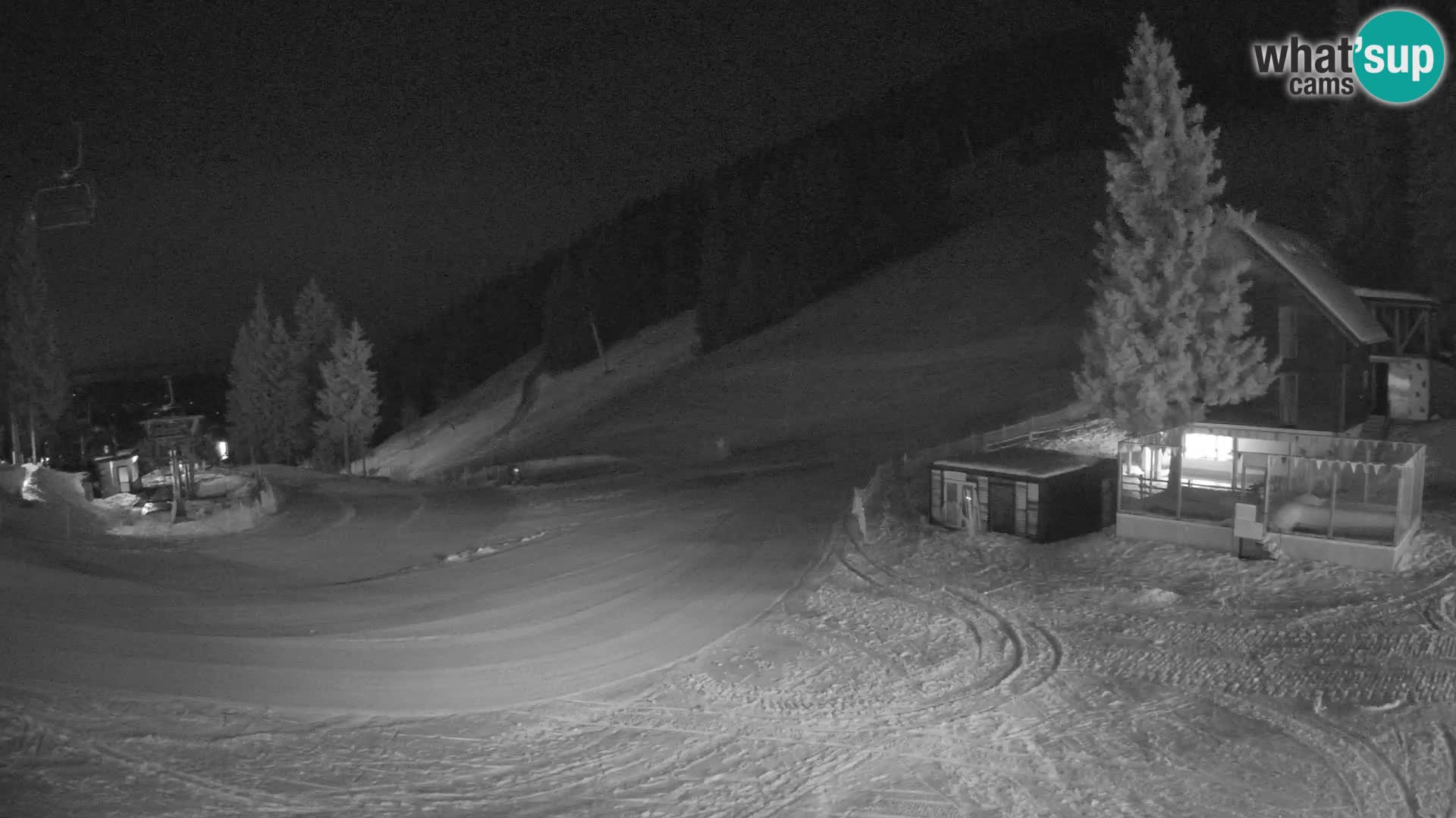 GOLTE skijalište web kamera – pogled na Medvedjak – Slovenija