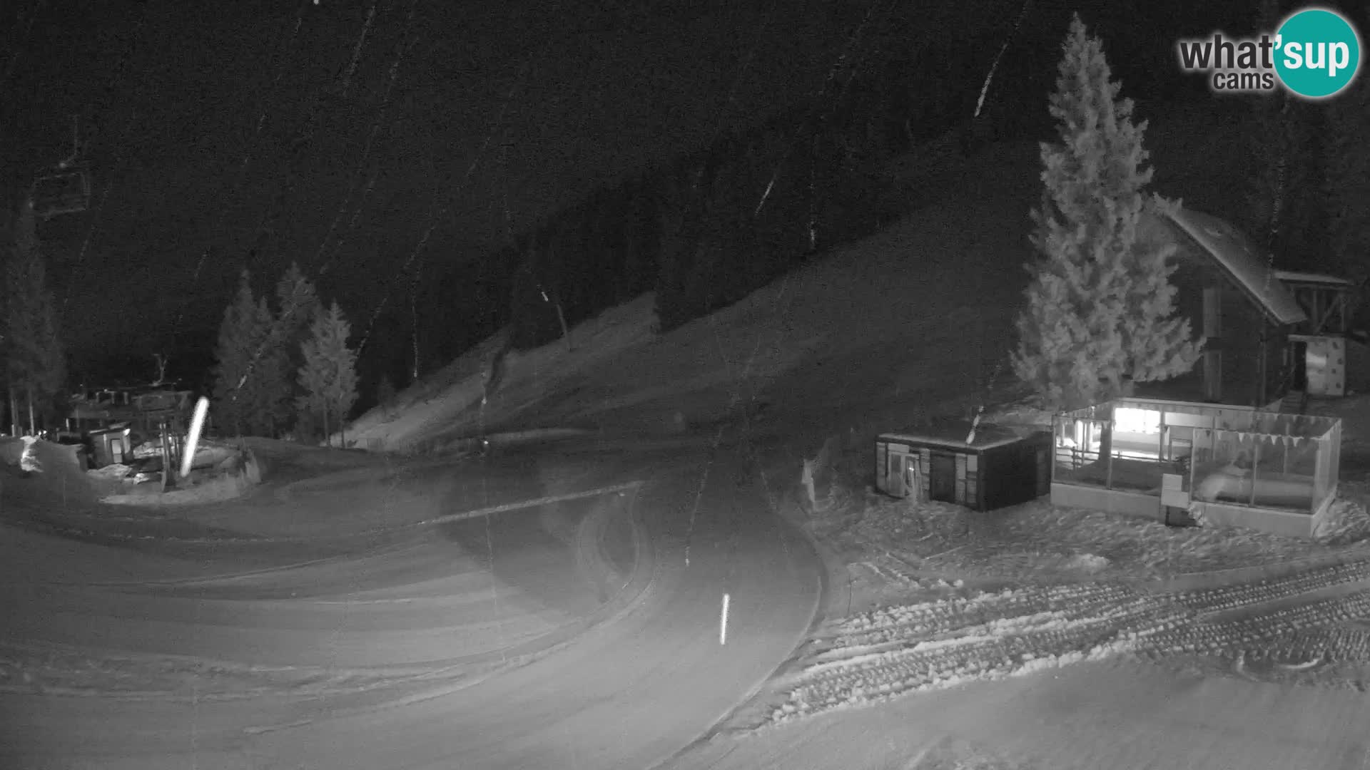 Cámara web en vivo de la estación de esquí GOLTE – vista a Medvedjak – Eslovenia