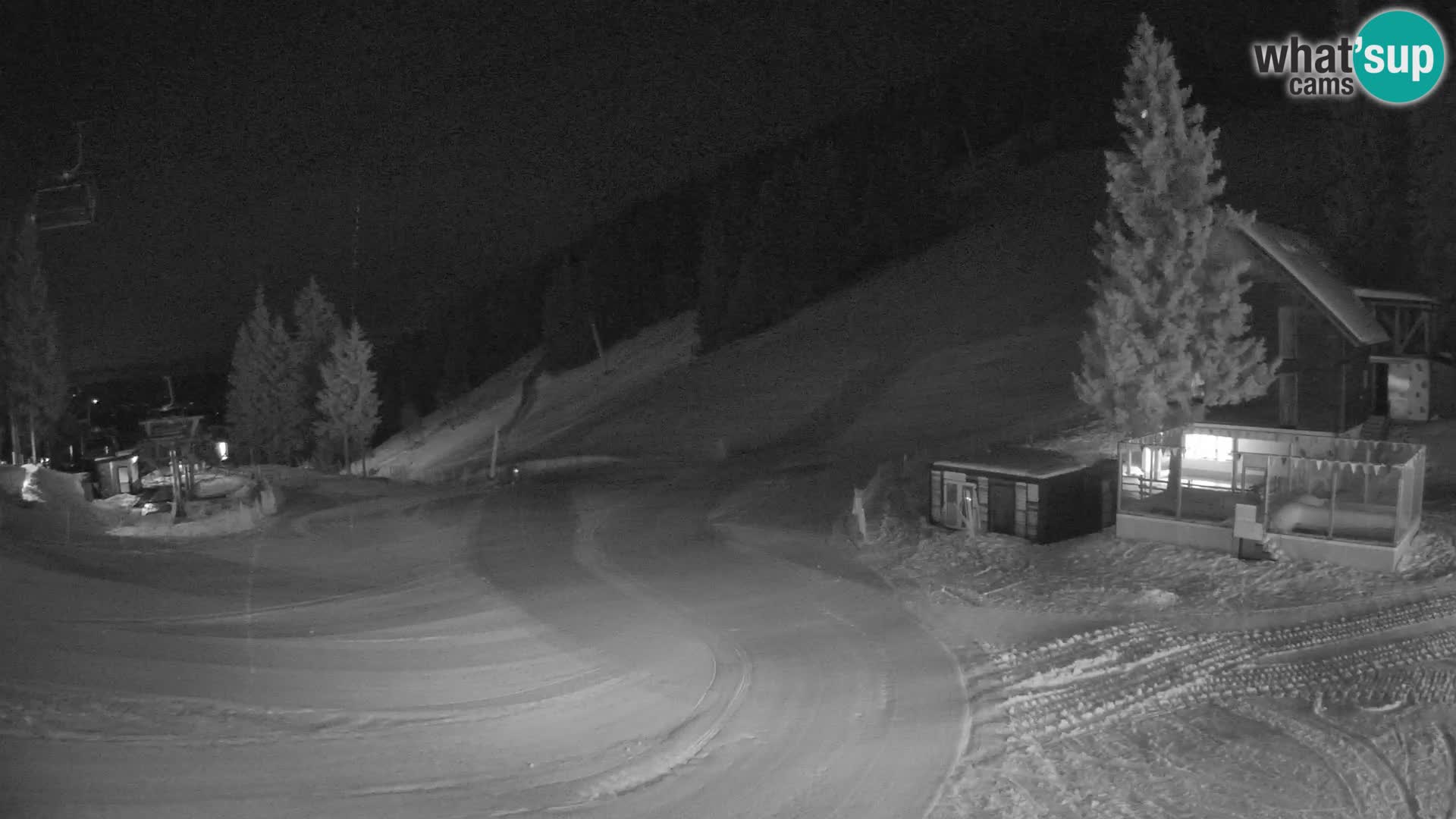 GOLTE Ski resort live webcam – view to Medvedjak – Slovenia