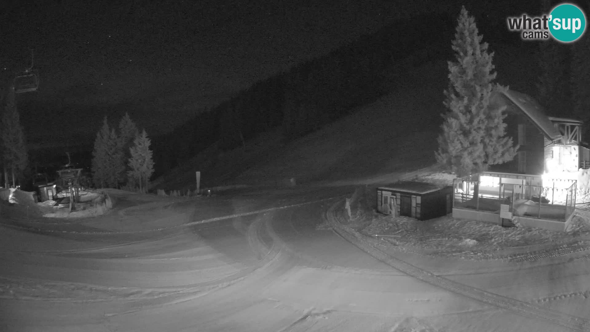 GOLTE skijalište web kamera – pogled na Medvedjak – Slovenija