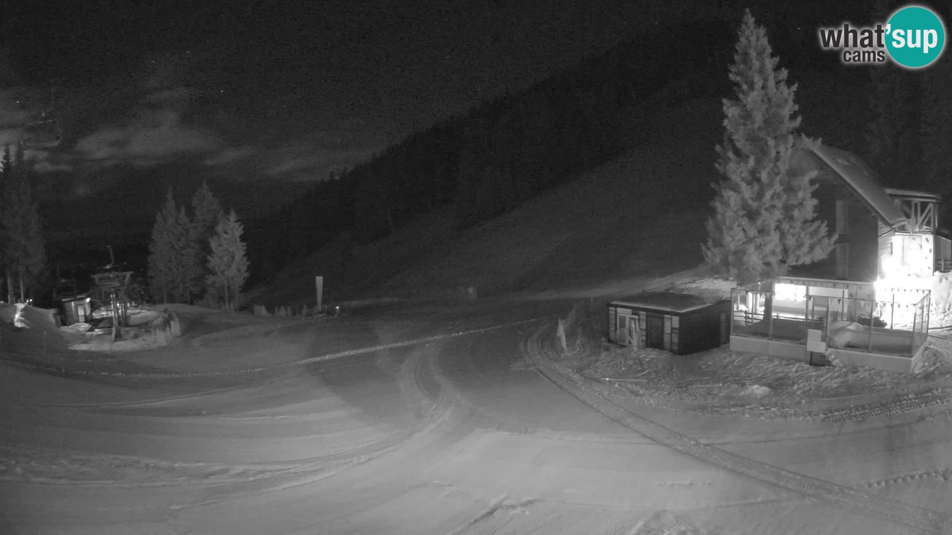 Cámara web en vivo de la estación de esquí GOLTE – vista a Medvedjak – Eslovenia