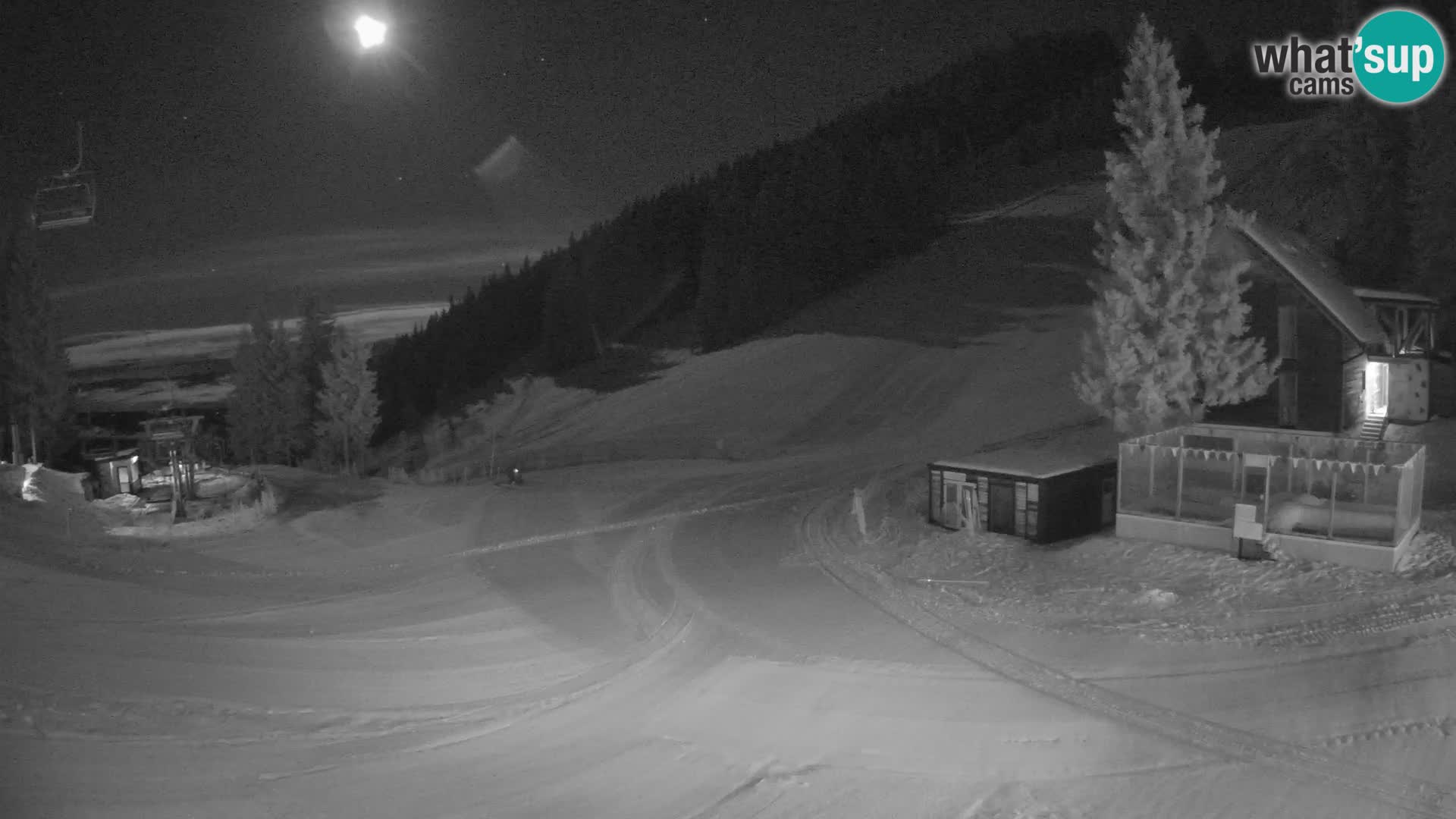 Cámara web en vivo de la estación de esquí GOLTE – vista a Medvedjak – Eslovenia