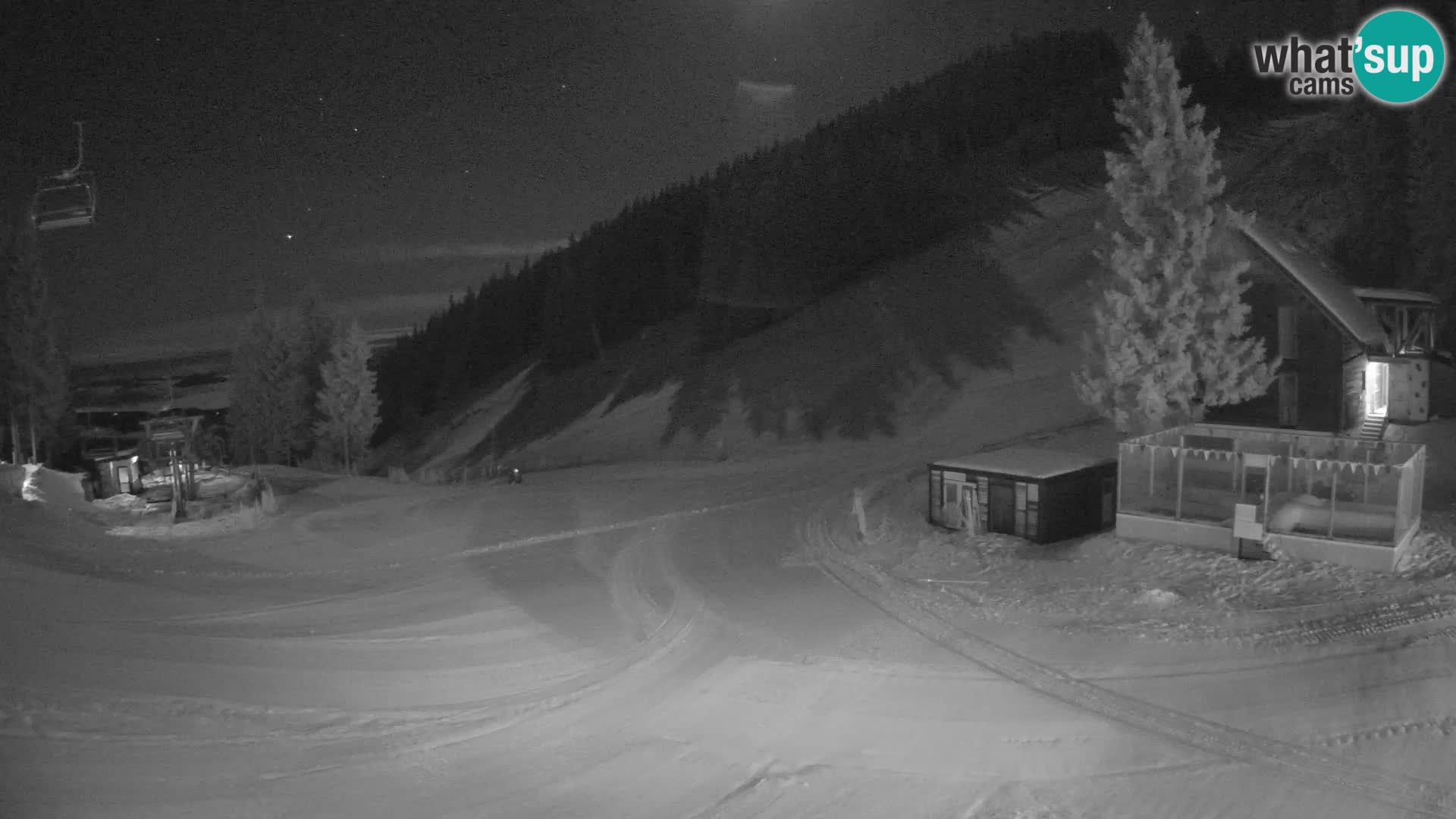 GOLTE skijalište web kamera – pogled na Medvedjak – Slovenija