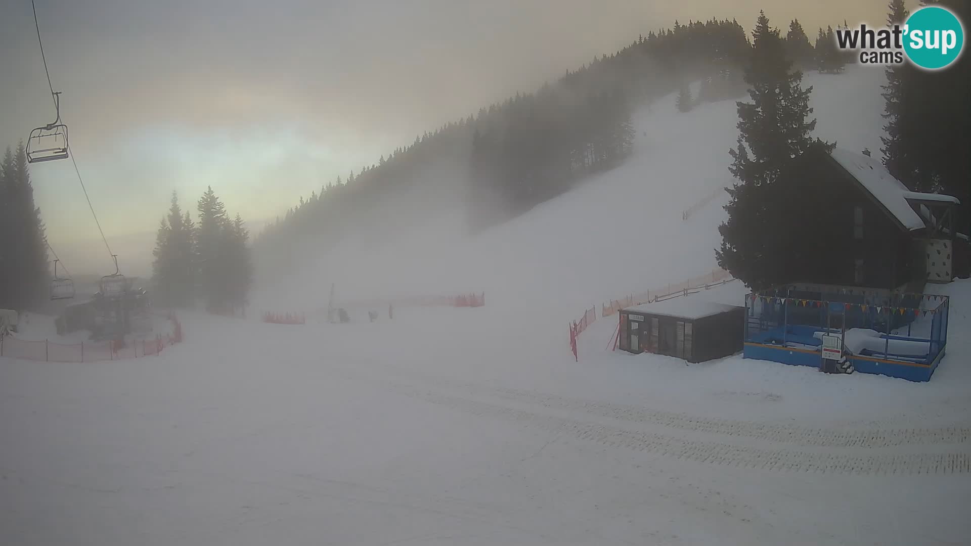 GOLTE Ski resort live webcam – view to Medvedjak – Slovenia