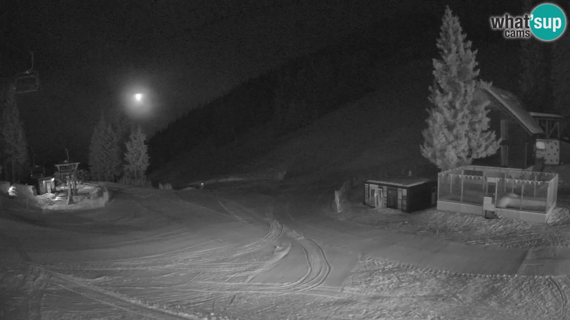 GOLTE Ski resort live webcam – view to Medvedjak – Slovenia