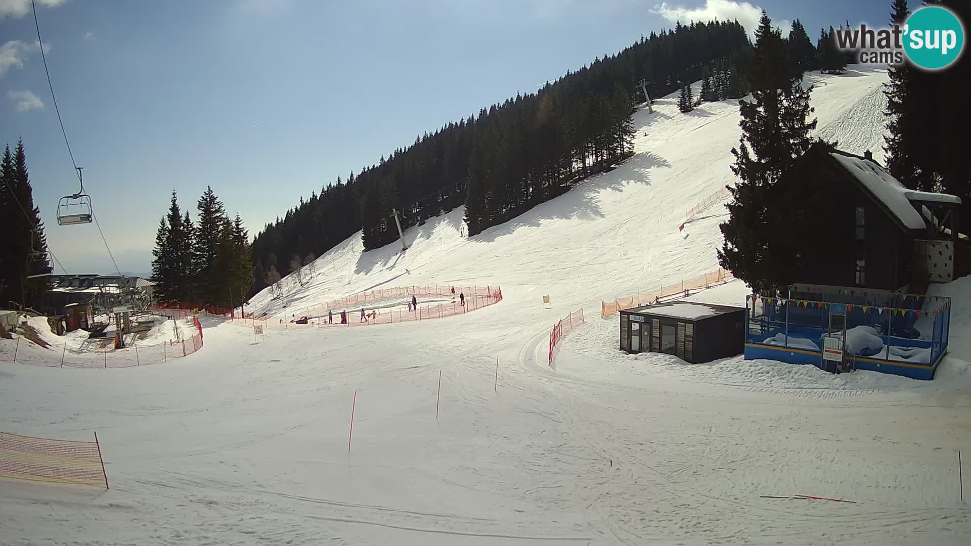 Webcam en direct de la station de ski de GOLTE – vue sur Medvedjak – Slovénie