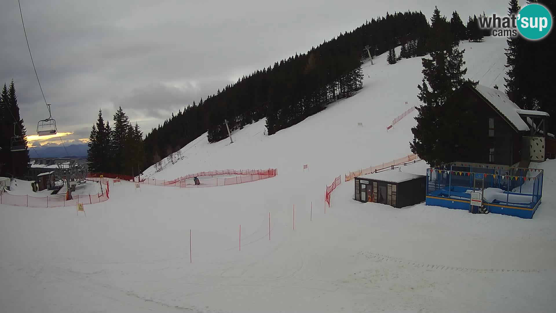 Webcam en direct de la station de ski de GOLTE – vue sur Medvedjak – Slovénie