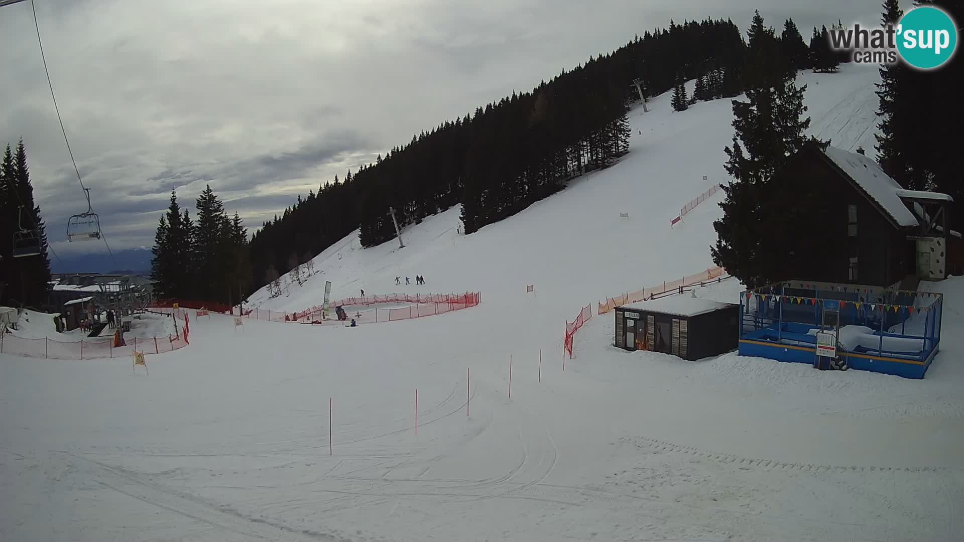 GOLTE Ski resort live webcam – view to Medvedjak – Slovenia