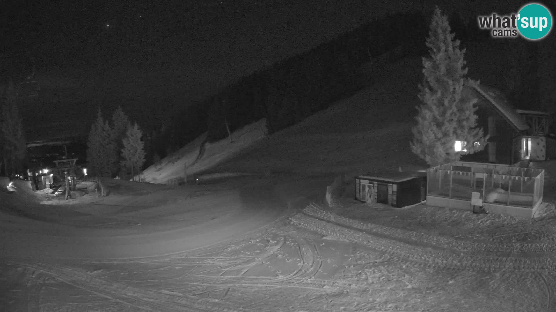 Webcam en direct de la station de ski de GOLTE – vue sur Medvedjak – Slovénie