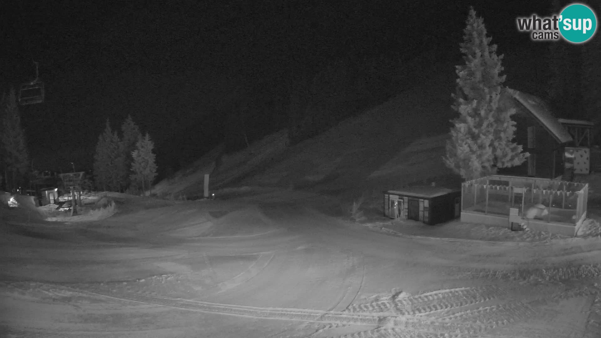 GOLTE skijalište web kamera – pogled na Medvedjak – Slovenija