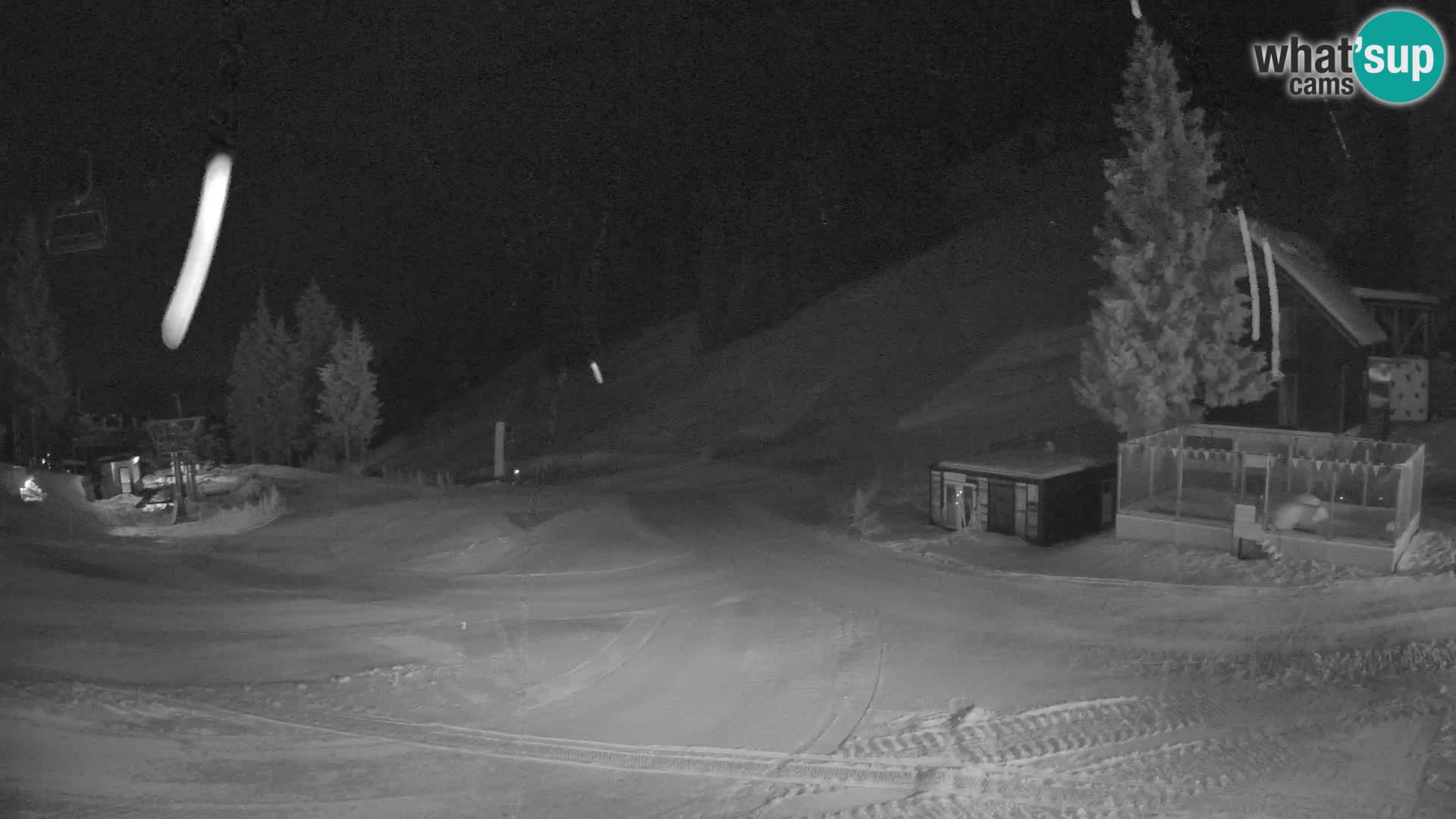 Cámara web en vivo de la estación de esquí GOLTE – vista a Medvedjak – Eslovenia