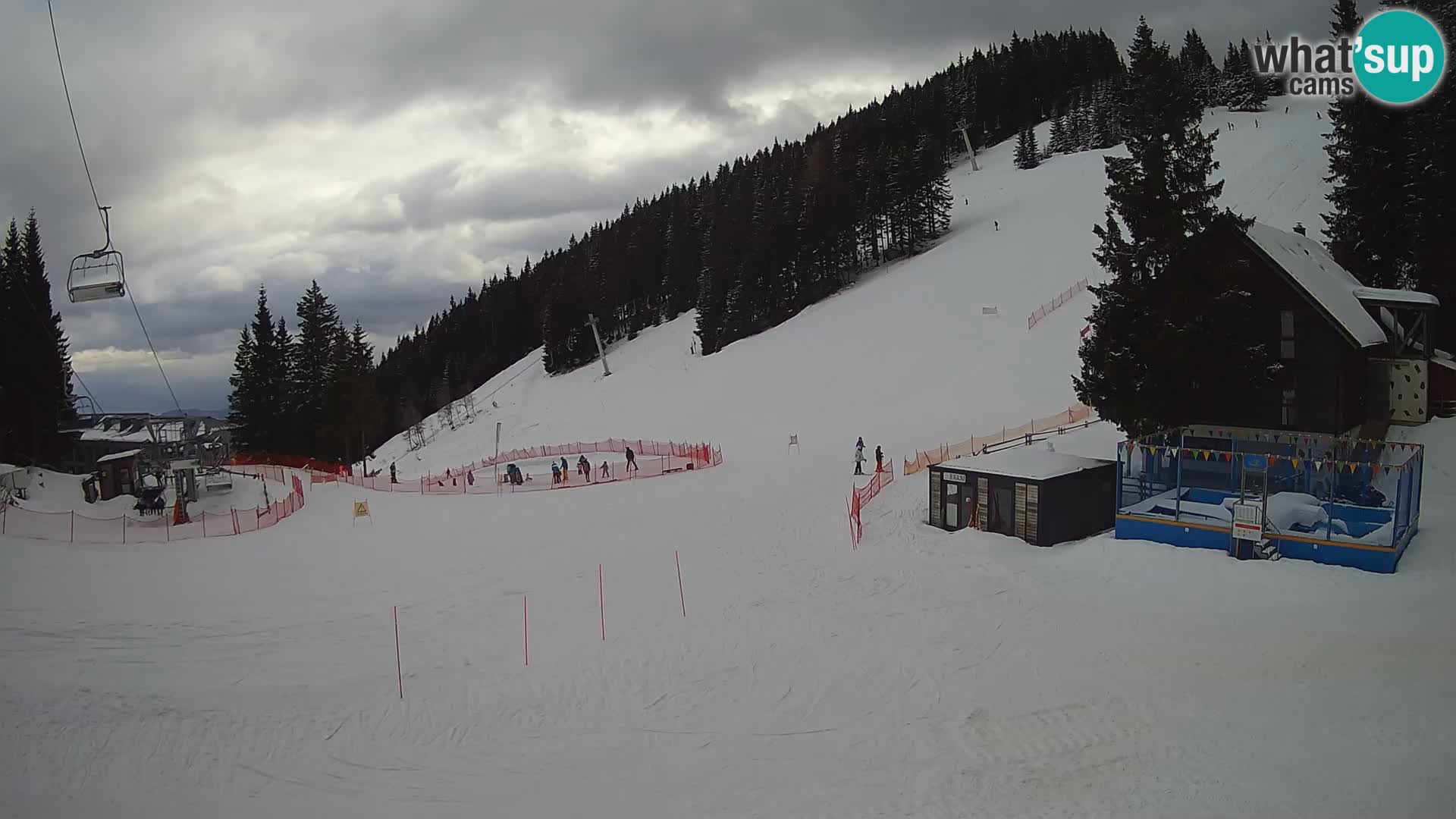Webcam en direct de la station de ski de GOLTE – vue sur Medvedjak – Slovénie