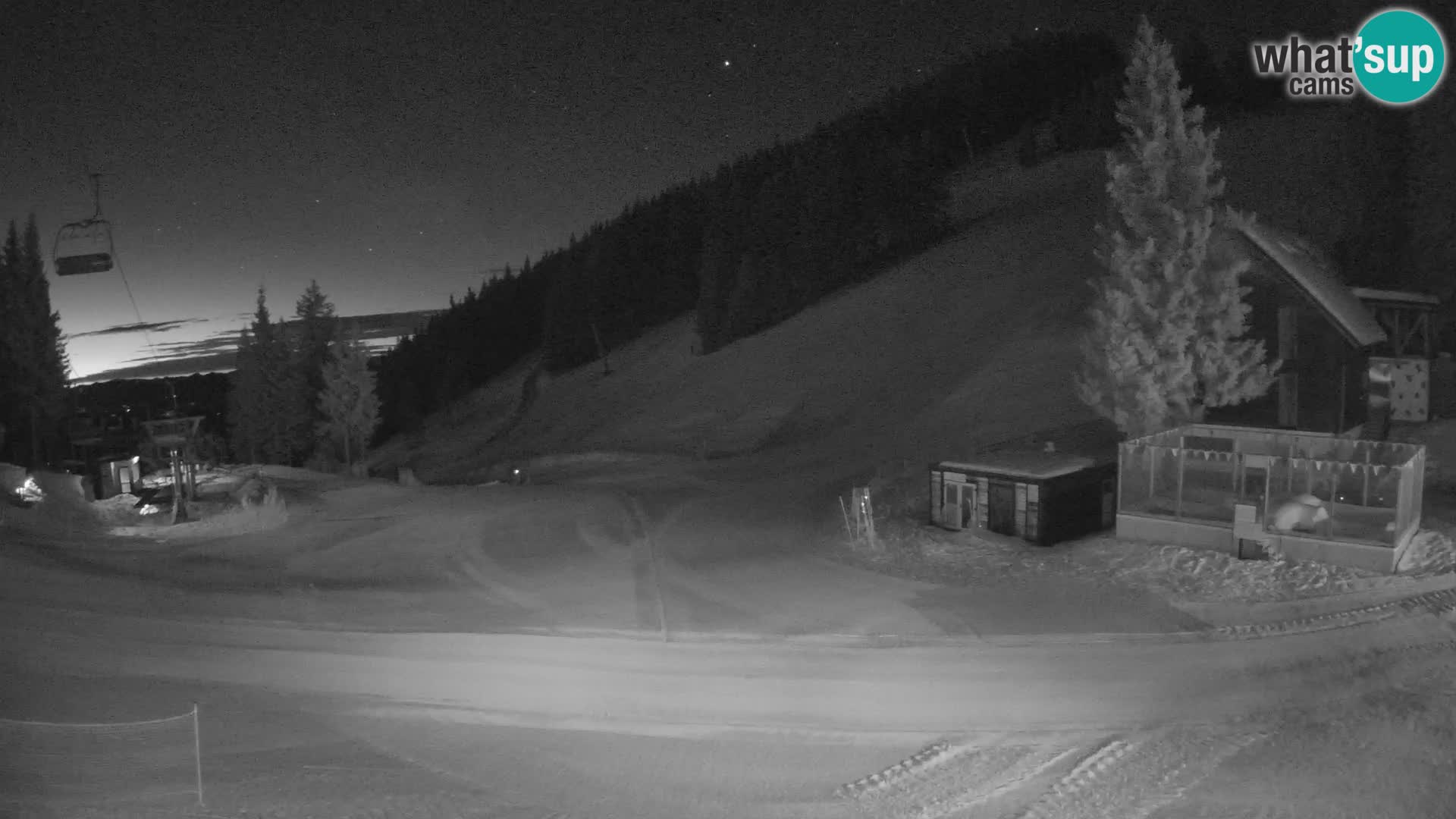 Webcam en direct de la station de ski de GOLTE – vue sur Medvedjak – Slovénie