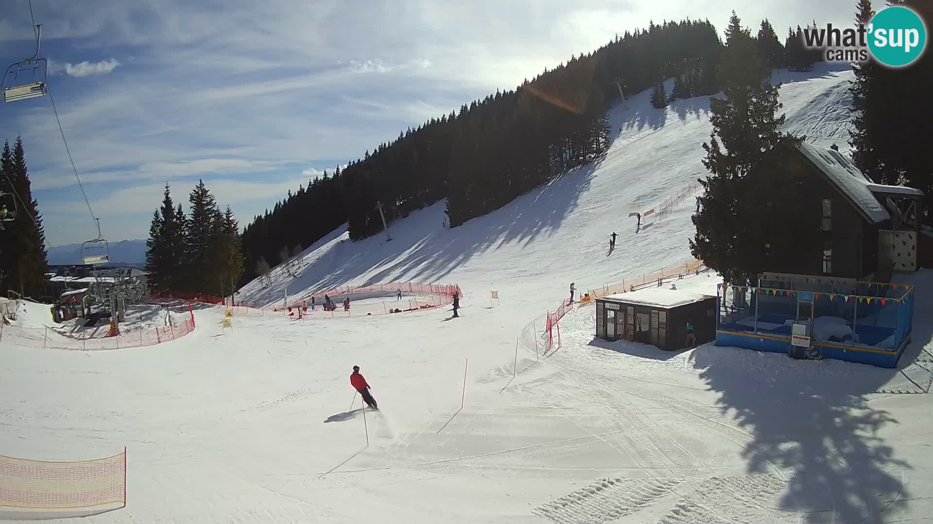 Webcam en direct de la station de ski de GOLTE – vue sur Medvedjak – Slovénie