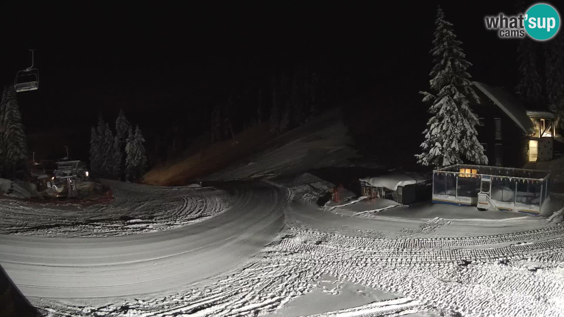 GOLTE Ski resort live webcam – view to Medvedjak – Slovenia