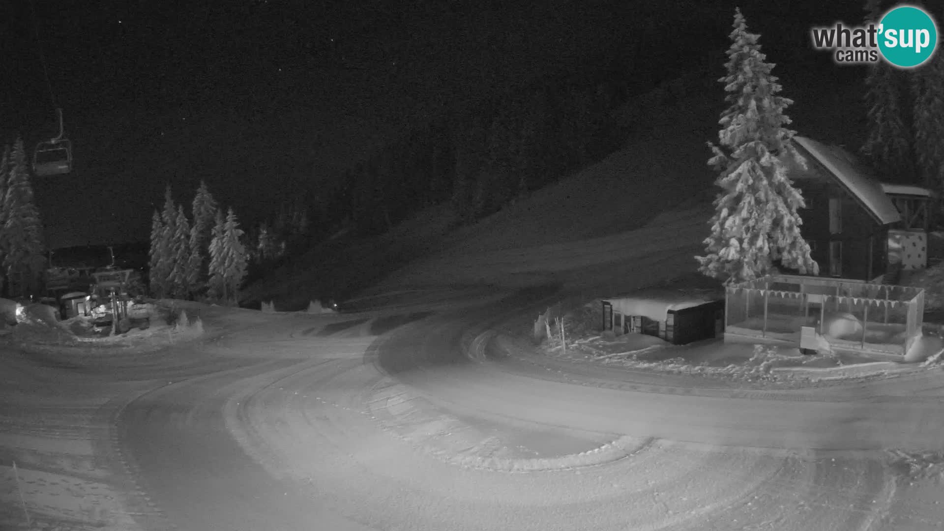 GOLTE Ski resort live webcam – view to Medvedjak – Slovenia