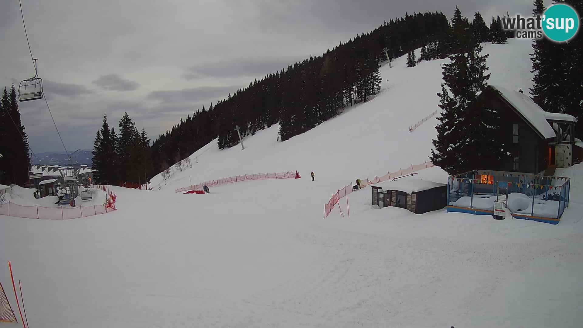 Webcam en direct de la station de ski de GOLTE – vue sur Medvedjak – Slovénie