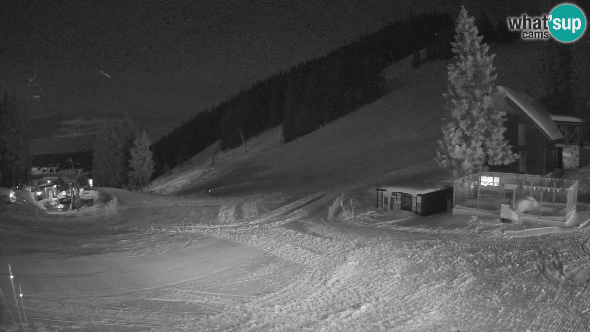 GOLTE Ski resort live webcam – view to Medvedjak – Slovenia