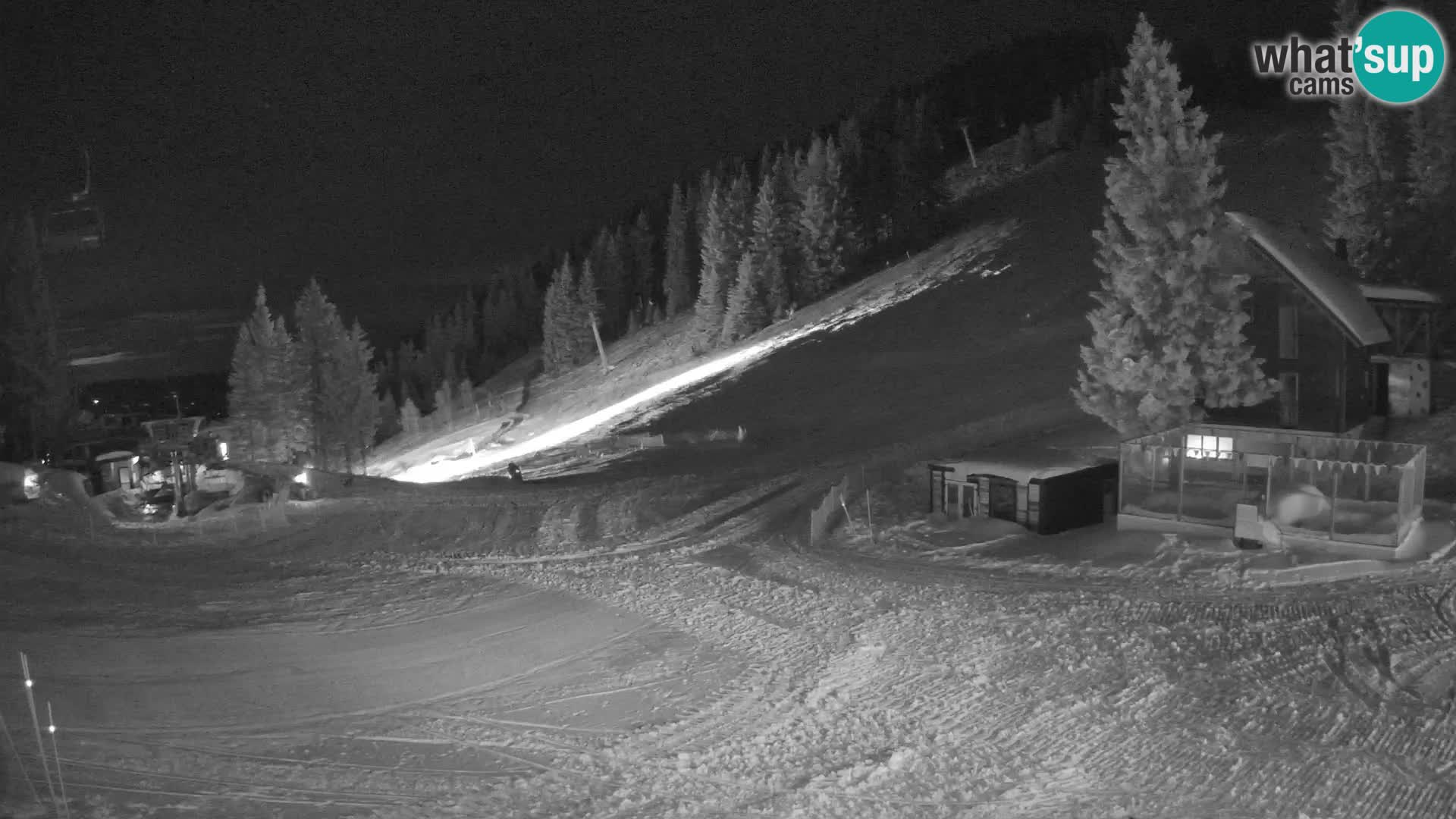 GOLTE skijalište web kamera – pogled na Medvedjak – Slovenija