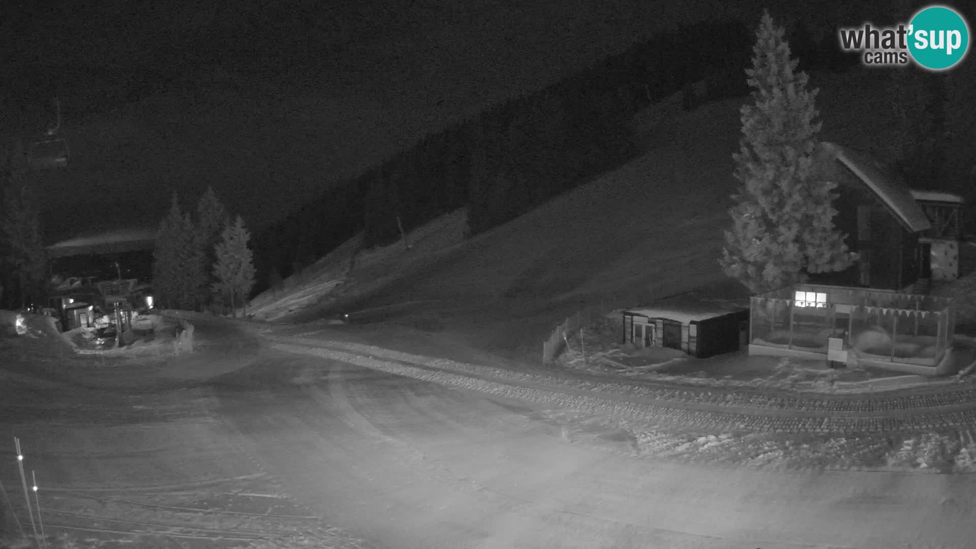 GOLTE Ski resort live webcam – view to Medvedjak – Slovenia