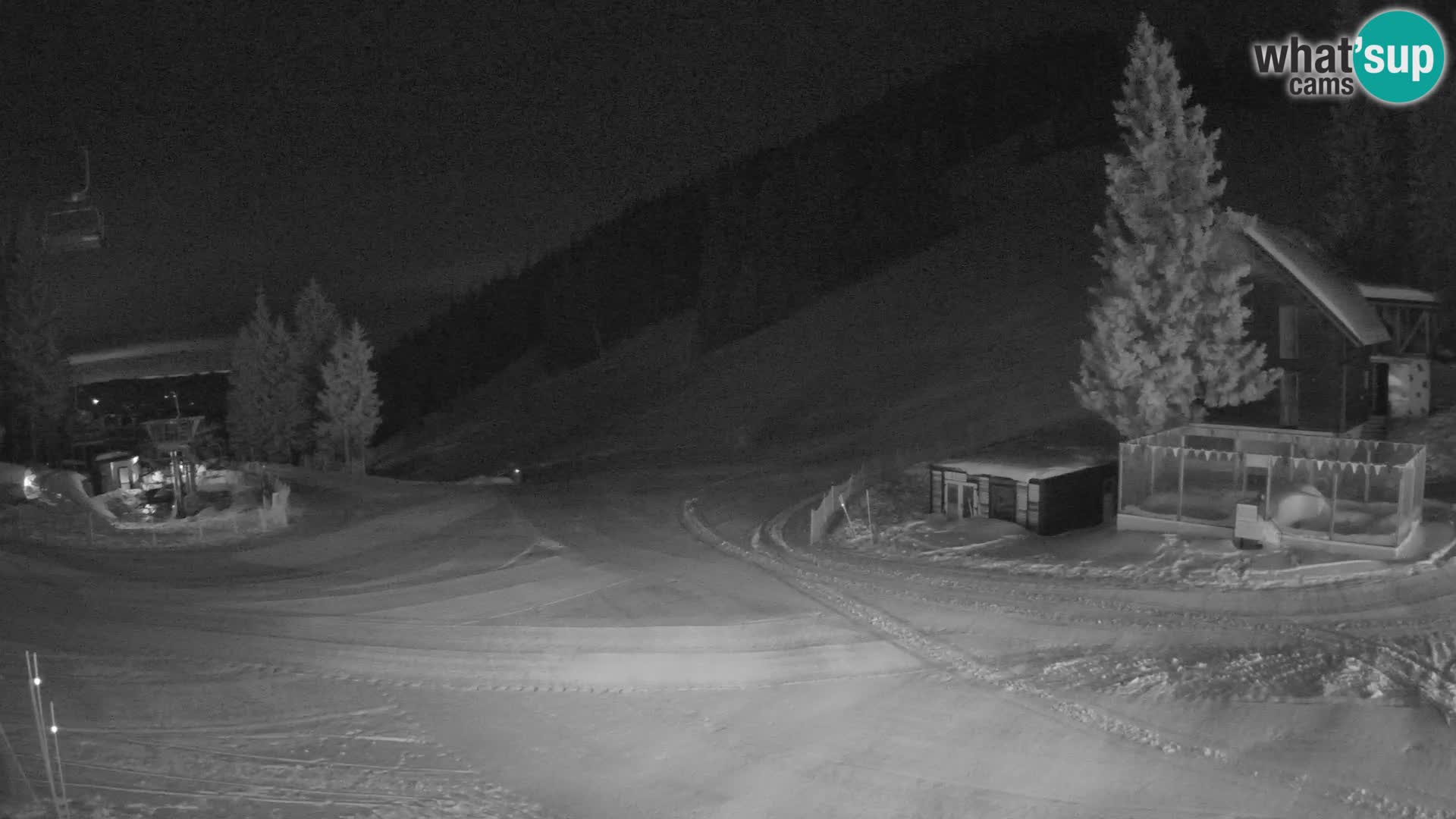 Webcam en direct de la station de ski de GOLTE – vue sur Medvedjak – Slovénie