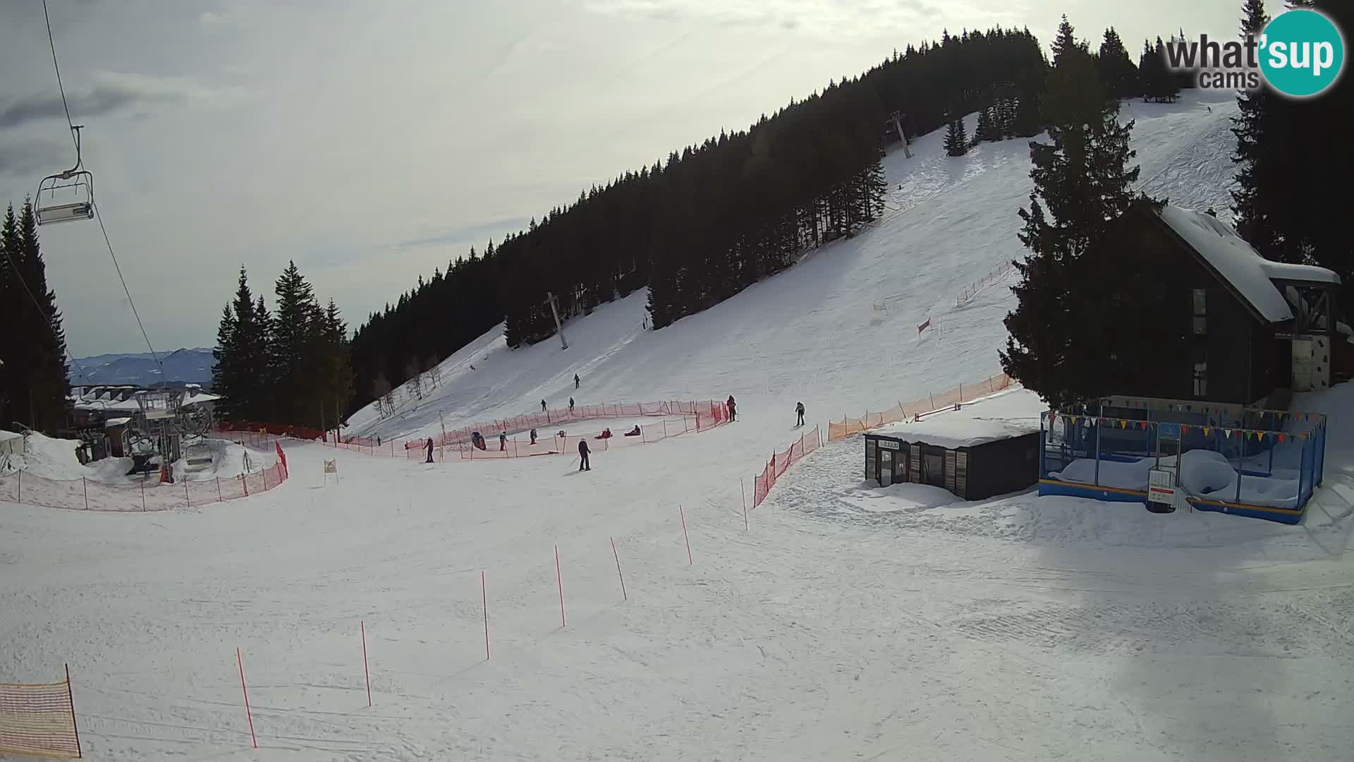 Webcam en direct de la station de ski de GOLTE – vue sur Medvedjak – Slovénie