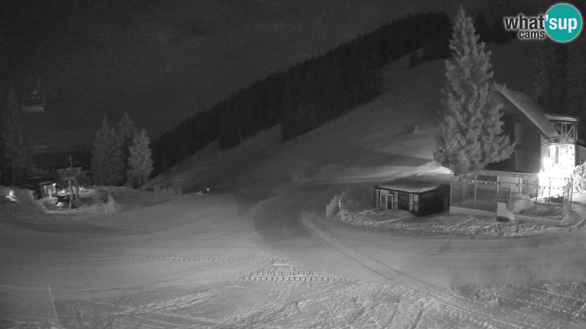GOLTE Ski resort live webcam – view to Medvedjak – Slovenia