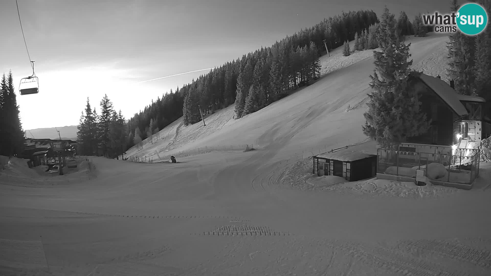 GOLTE Ski resort live webcam – view to Medvedjak – Slovenia