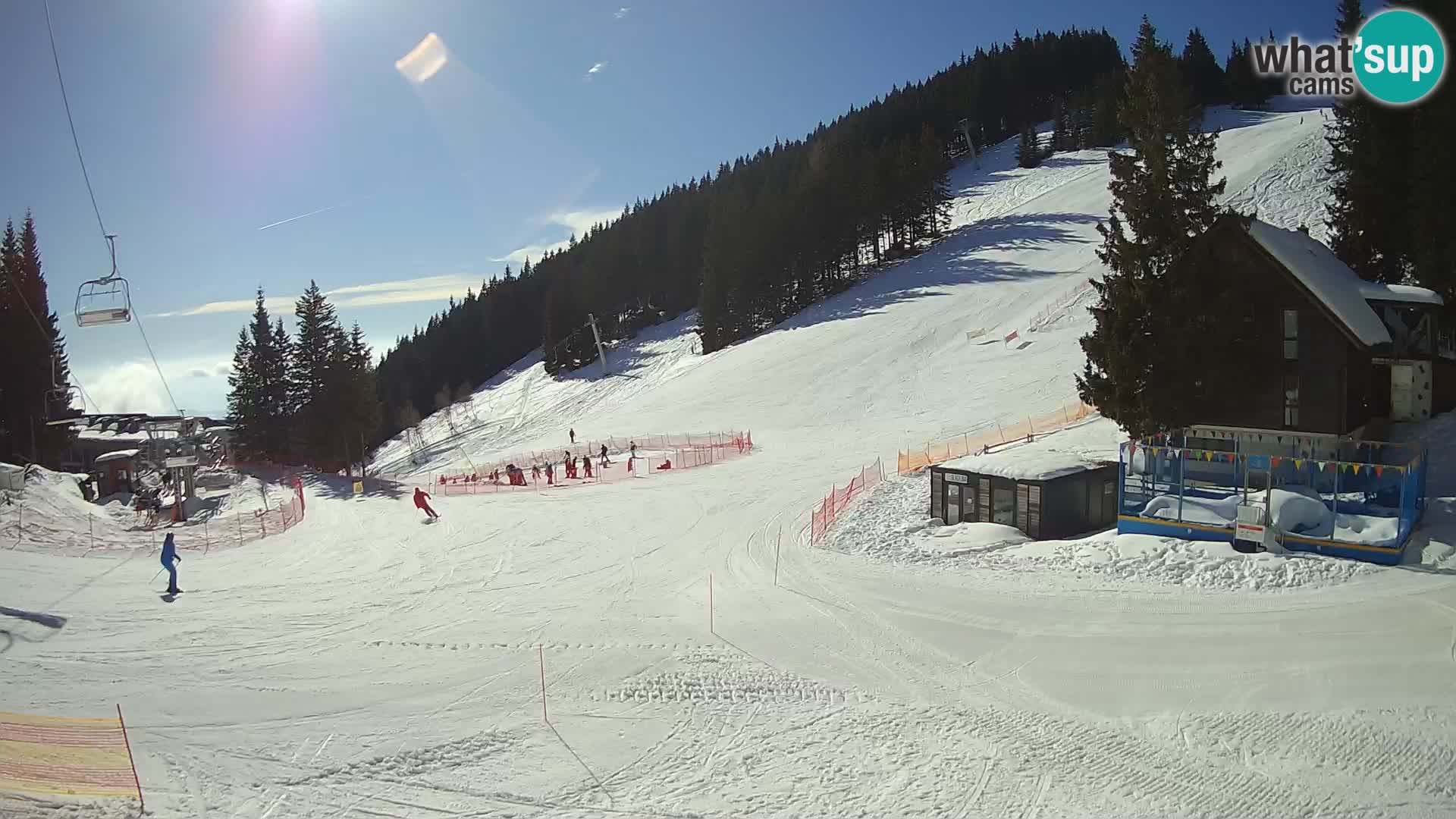 GOLTE Ski resort live webcam – view to Medvedjak – Slovenia