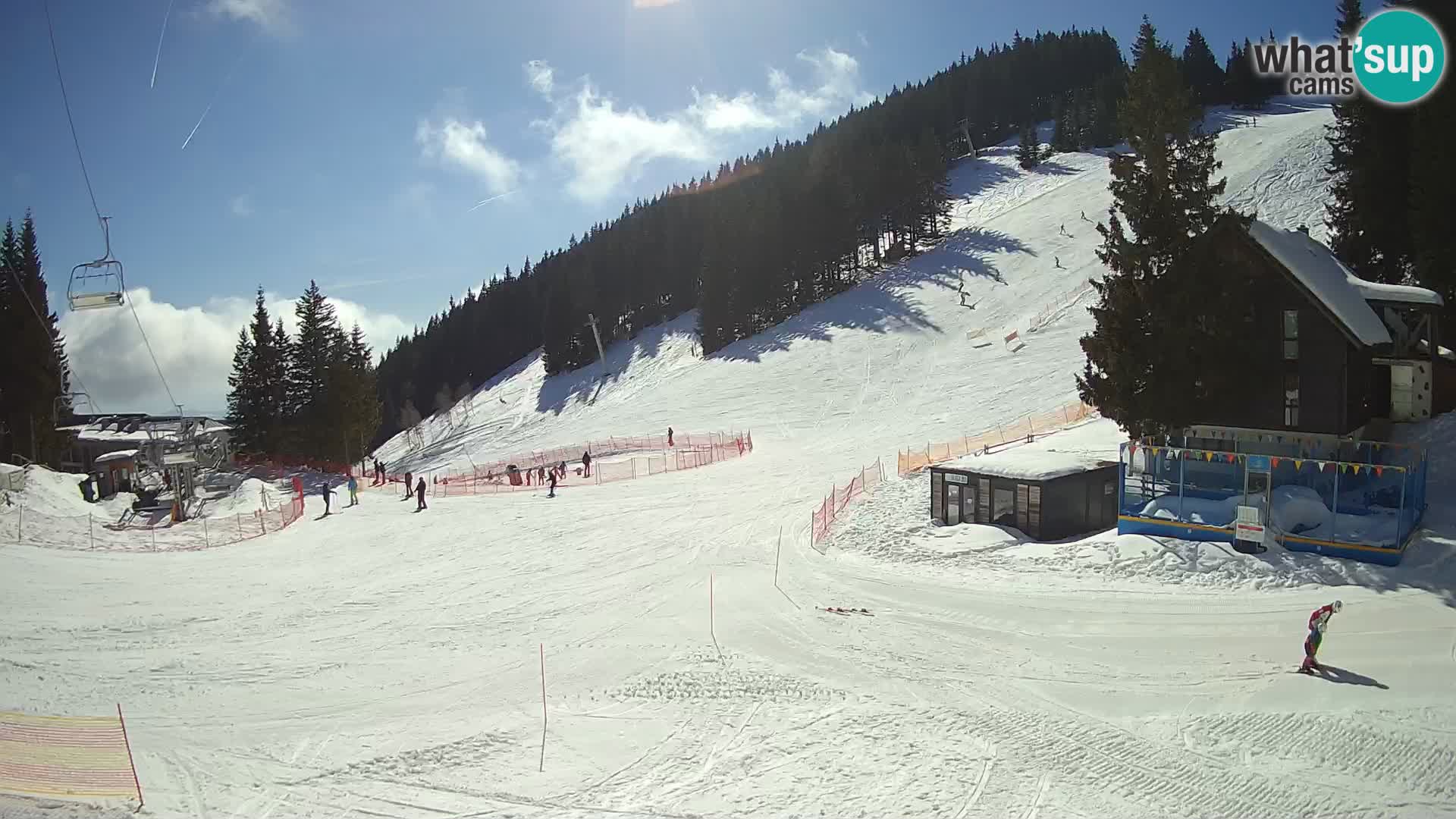 GOLTE Skigebiet webcam – Schöne Aussicht auf Medvedjak – Slowenien